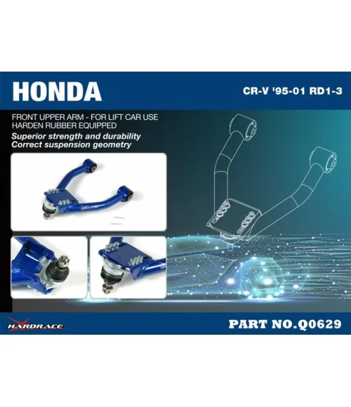 Hardrace Q0629 Front Upper Arm / Camber Kit Honda CR-V - 