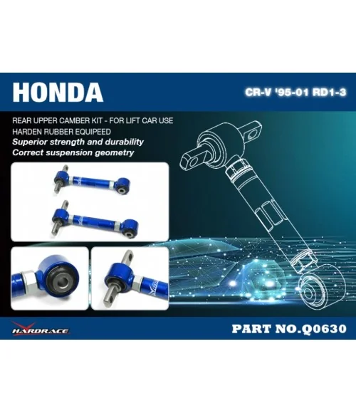 Hardrace Q0630 Rear Upper Camber Kit Honda CR-V - 