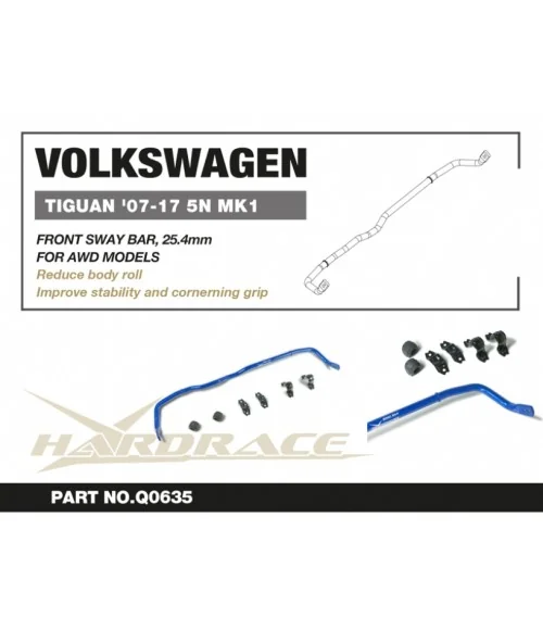 Hardrace Q0635 Front Sway Bar Volkswagen Tiguan - 