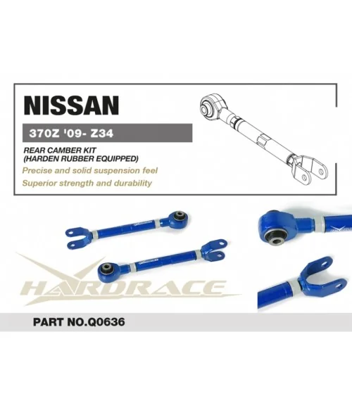 Hardrace Q0636 Rear Camber Kit Infiniti G series, M series, Nissan Skyline, Z-series - 