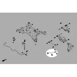 Hardrace Q0636 Rear Camber Kit Infiniti G series, M series, Nissan Skyline, Z-series - 