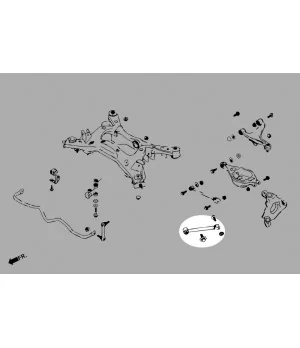 Hardrace Q0636 Rear Camber Kit Infiniti G series, M series, Nissan Skyline, Z-series - 