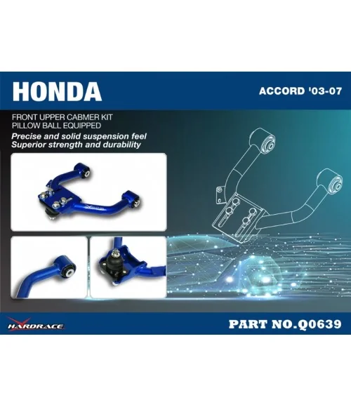 Kit camber anteriore superiore Hardrace Q0639 - 