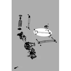 Hardrace Q0641 Front Upper Arm Jeep Wrangler, Wrangler unlimited - 