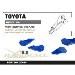 Piastra paramotore anteriore inferiore Hardrace Q0644 Toyota Fortuner, Hilux - 