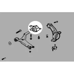 Boccola braccio inferiore anteriore Hardrace Q0646 - 