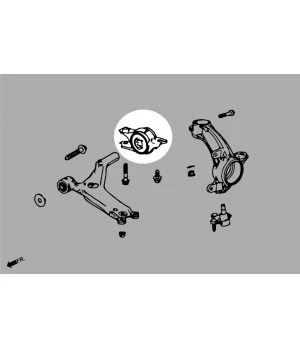 Hardrace Q0646 Front Lower Arm Bushing - 