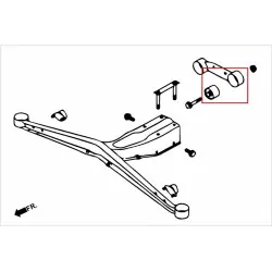 Hardrace Q0647 Rear Diff Support Member Bushing Subaru Impreza - 
