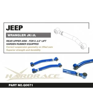 Hardrace Q0671 Rear Upper Arm Jeep Wrangler, Wrangler unlimited - 