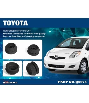 Hardrace Q0674 Reinforced Front Strut Mount Toyota Prius c, Yaris - 