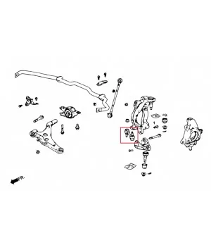 Fermo anteriore inferiore regolabile Hardrace Q0677 - 