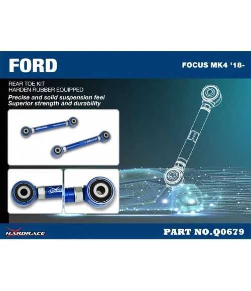 Hardrace Q0679 Rear Toe Kit Ford Focus - 