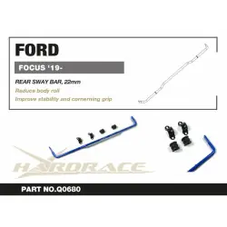 Hardrace Q0680 Rear Sway Bar Ford Focus - 