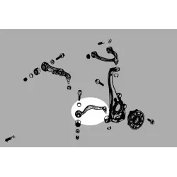 Hardrace Q0687 Front Lower - Front Arm Mercedes-Benz C-class, E-class - 