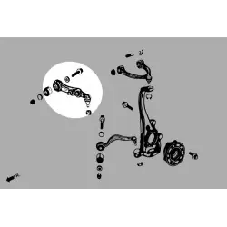 Hardrace Q0688 Front Lower - Rear Arm Mercedes-Benz C-class, E-class, Glc-class - 