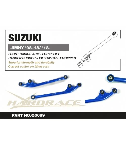 Hardrace Q0689 Front Radius Arm Suzuki Jimny - 