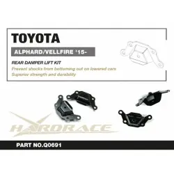 Kit di sollevamento ammortizzatore posteriore Hardrace Q0691 Toyota Alphard - 