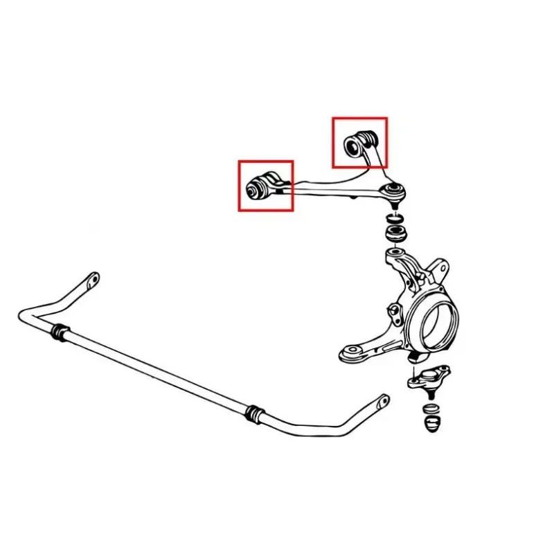 Hardrace 7417 Set Boccole braccio anteriore superiore Honda S2000 - 