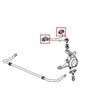 Hardrace 7417 Set Boccole braccio anteriore superiore Honda S2000 - 