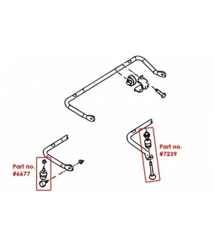 Hardrace Q0698 Rear Sway Bar Ford, Mazda, Volvo - 