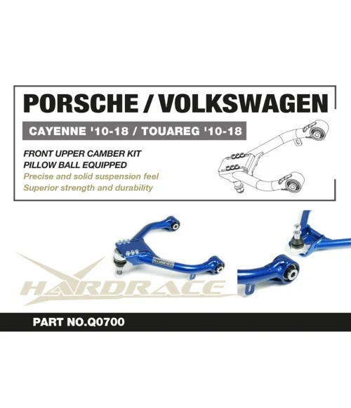 Hardrace Q0700 Front Upper Camber Kit Porsche Cayenne, Volkswagen Touareg - 