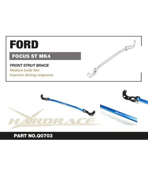 Barra stabilizzatrice anteriore Hardrace Q0703 Ford Focus - 