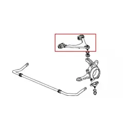 Barra stabilizzatrice anteriore Hardrace Q0703 Ford Focus - 