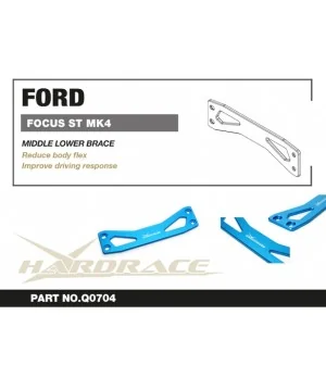 Hardrace Q0704 Middle Lower Brace Ford Focus - 