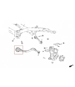 Hardrace Q0706 Fornt Lower-front Arm Bushing Bmw Z4, Toyota Supra - 