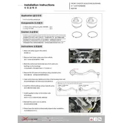 Hardrace Q0706 Fornt Lower-front Arm Bushing Bmw Z4, Toyota Supra - 
