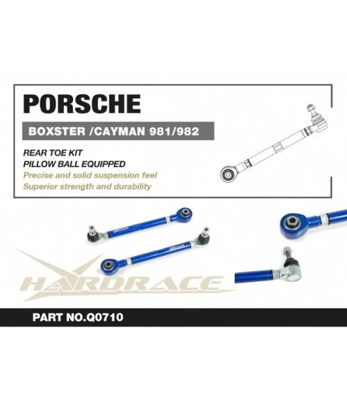 Hardrace Q0710 Rear Toe Kit Porsche Boxster - 