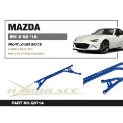 Hardrace Q0714 Front Lower Brace Mazda MX-5 Miata - 