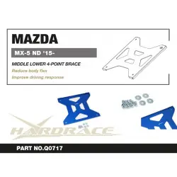 Hardrace Q0717 Middle Lower Brace Mazda MX-5 Miata - 