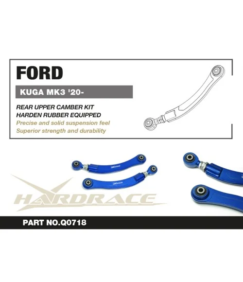 Hardrace Q0718 Rear Upper Camber Kit Ford KUGA - 