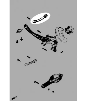 Kit di campanatura superiore posteriore Hardrace Q0718 Ford KUGA - 