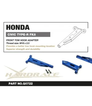 Hardrace Q0722 Front Tow Hook Adapter - 