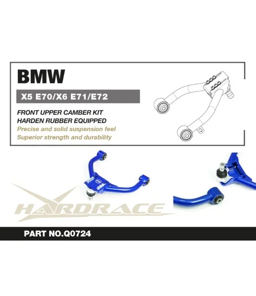 Kit camber anteriore superiore Hardrace Q0724 Bmw X5, X6 - 