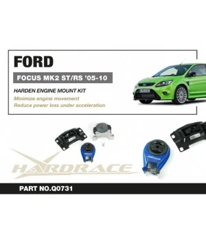 Hardrace Q0731 Harden Engine Mount Set Ford Focus - 