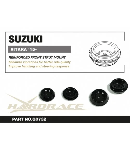 Hardrace Q0732 Front Reinforced Strut Mount Suzuki SX4, Swift, Vitara - 