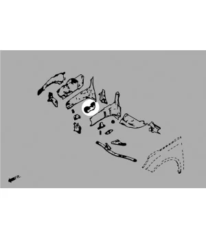 Hardrace Q0731 Harden Engine Mount Set Ford Focus - 