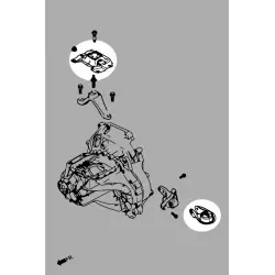 Hardrace Q0731 Set supporto motore indurito Ford Focus - 