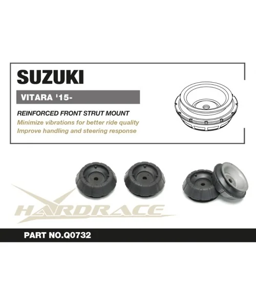 Hardrace Q0732 Front Reinforced Strut Mount Suzuki SX4, Swift, Vitara - 