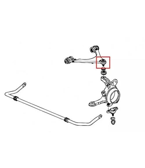 Hardrace 6996 Front / Rear Upper Arm Ball Joint Honda S2000 - 