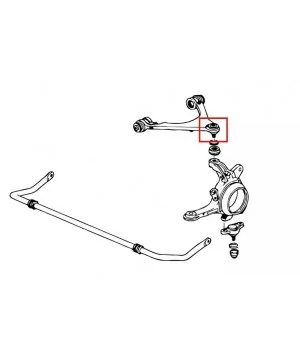 Hardrace 6996 Giunto sferico braccio superiore anteriore / posteriore Honda S2000 - 