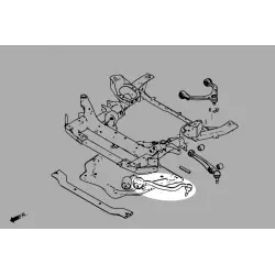 Hardrace Q0739 Braccio anteriore inferiore anteriore Bmw X5, X6 - 