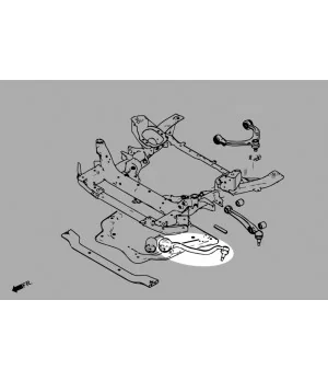Hardrace Q0739 Braccio anteriore inferiore anteriore Bmw X5, X6 - 