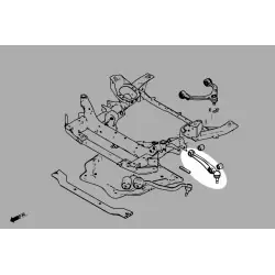 Hardrace Q0740 Braccio anteriore inferiore posteriore Bmw X5, X6 - 