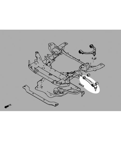 Hardrace Q0740 Front Lower Rear Arm Bmw X5, X6 - 