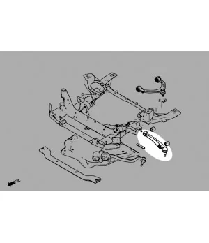 Hardrace Q0740 Front Lower Rear Arm Bmw X5, X6 - 