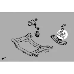 Supporto trasmissione Hardrace Q0745 Harden Hyundai Genesis coupé - 